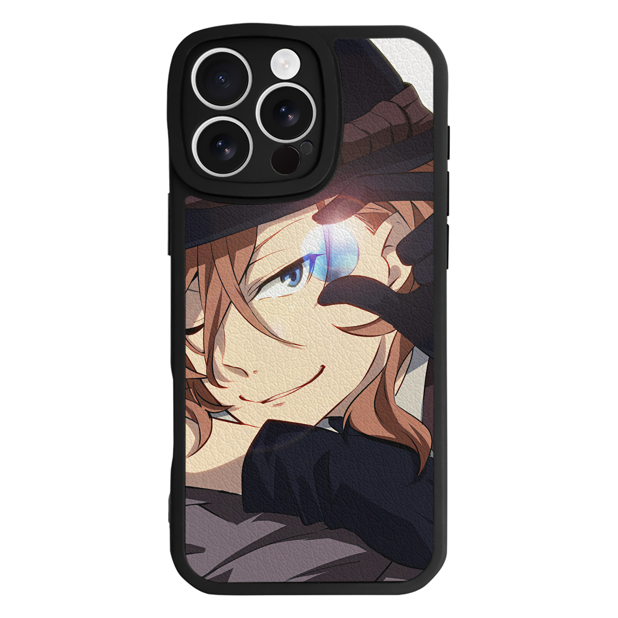 （画像用） 文豪ストレイドッグス Bungo Stray Dogs 【iPhone 16シリーズ対応】シリコンスマホケース（レザー調） 材質：シリコン